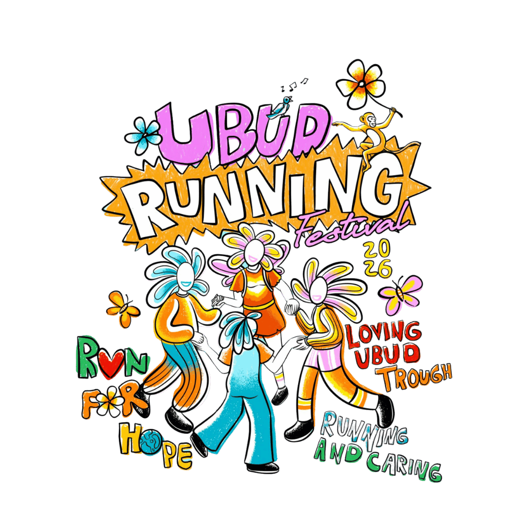 Ilustrasi resmi Ubud Running Festival 2026